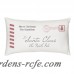 The Holiday Aisle Bourque Personalized Letter to Santa Cotton Lumbar Pillow YCT4816
